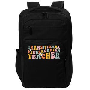 Retro TK Teacher Groovy Transitional Kindergarten Teacher Impact Tech Backpack