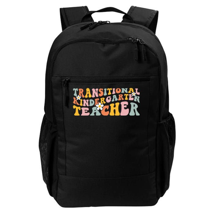 Retro TK Teacher Groovy Transitional Kindergarten Teacher Daily Commute Backpack