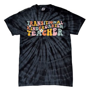 Retro TK Teacher Groovy Transitional Kindergarten Teacher Tie-Dye T-Shirt