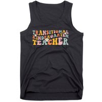 Retro TK Teacher Groovy Transitional Kindergarten Teacher Tank Top