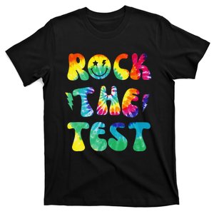 Rock The Test Testing Day Retro Motivational Teacher Student T-Shirt