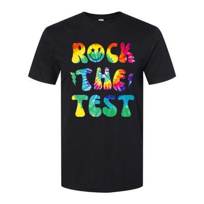 Rock The Test Testing Day Retro Motivational Teacher Student Softstyle CVC T-Shirt