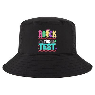 Rock The Test Testing Day Teacher Student Cool Comfort Performance Bucket Hat