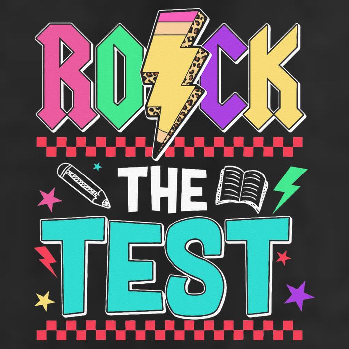 Rock The Test Testing Day Teacher Student Cool Comfort Performance Bucket Hat