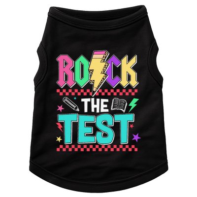 Rock The Test Testing Day Teacher Student Doggie Tank