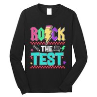 Rock The Test Testing Day Teacher Student Long Sleeve Shirt