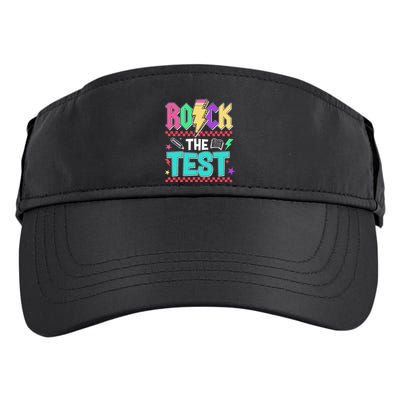 Rock The Test Testing Day Teacher Student Adult Drive Performance Visor