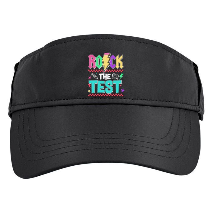 Rock The Test Testing Day Teacher Student Adult Drive Performance Visor