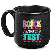 Rock The Test Testing Day Teacher Student 15oz Campfire Ceramic Mug