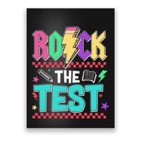 Rock The Test Testing Day Teacher Student Poster