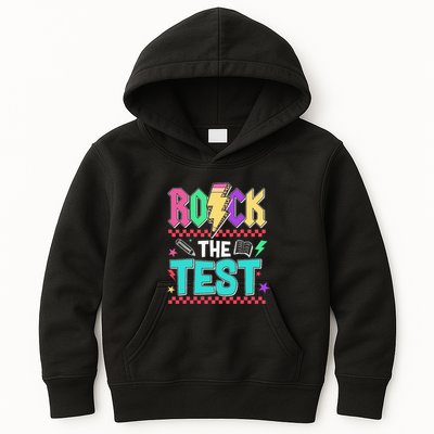 Rock The Test Testing Day Teacher Student Kids Hoodie
