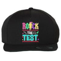 Rock The Test Testing Day Teacher Student Wool Snapback Cap
