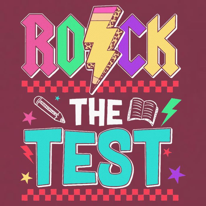 Rock The Test Testing Day Teacher Student 16oz Travel Tumbler
