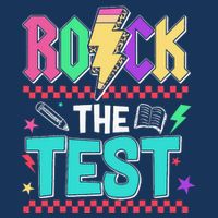 Rock The Test Testing Day Teacher Student Infant Baby Jersey Bodysuit