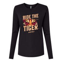 Ride The Tiger Revolt Against The Modern World Julius Evola Womens Cotton Relaxed Long Sleeve T-Shirt