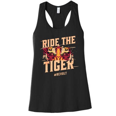 Ride The Tiger Revolt Against The Modern World Julius Evola Women's Racerback Tank