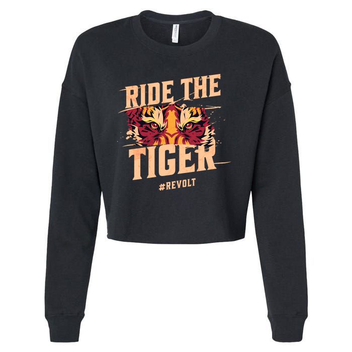 Ride The Tiger Revolt Against The Modern World Julius Evola Cropped Pullover Crew