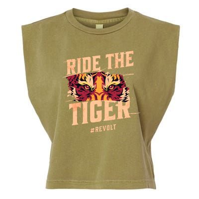 Ride The Tiger Revolt Against The Modern World Julius Evola Garment-Dyed Women's Muscle Tee