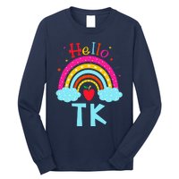 Rainbow Tk Teacher Transitional Kindergarten Back To School Long Sleeve Shirt