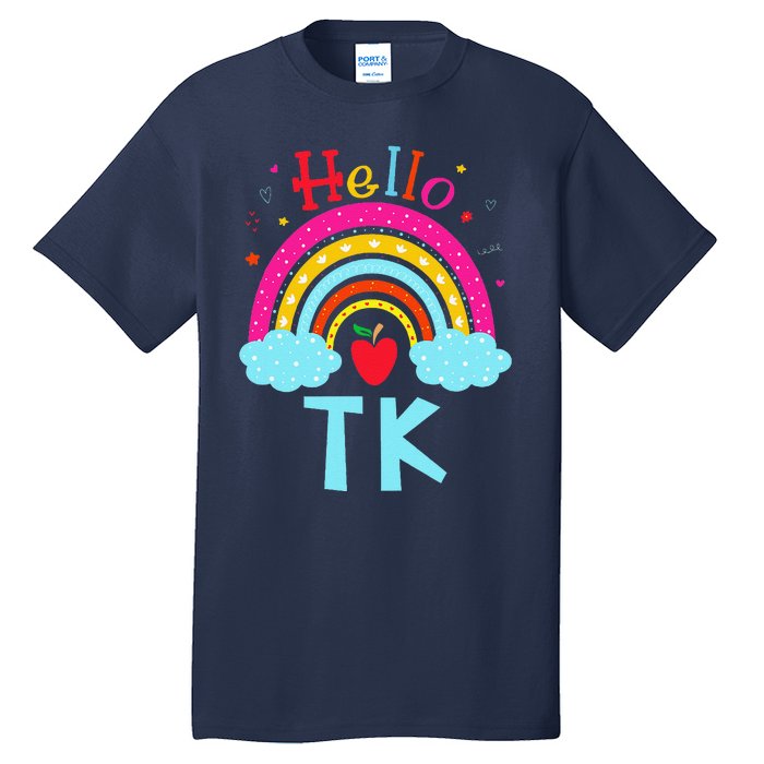 Rainbow Tk Teacher Transitional Kindergarten Back To School Tall T-Shirt