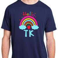 Rainbow Tk Teacher Transitional Kindergarten Back To School Adult ChromaSoft Performance T-Shirt