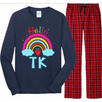 Rainbow Tk Teacher Transitional Kindergarten Back To School Long Sleeve Pajama Set