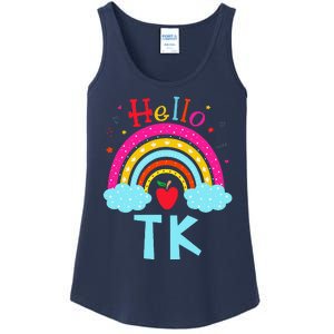 Rainbow Tk Teacher Transitional Kindergarten Back To School Ladies Essential Tank