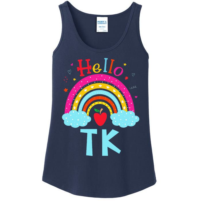 Rainbow Tk Teacher Transitional Kindergarten Back To School Ladies Essential Tank