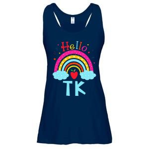 Rainbow Tk Teacher Transitional Kindergarten Back To School Ladies Essential Flowy Tank