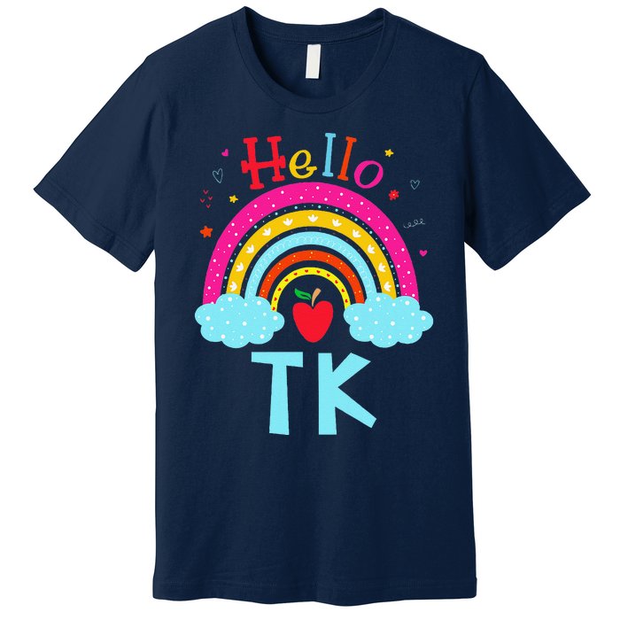 Rainbow Tk Teacher Transitional Kindergarten Back To School Premium T-Shirt