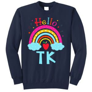 Rainbow Tk Teacher Transitional Kindergarten Back To School Tall Sweatshirt