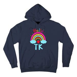 Rainbow Tk Teacher Transitional Kindergarten Back To School Tall Hoodie