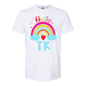 Rainbow Tk Teacher Transitional Kindergarten Back To School Softstyle CVC T-Shirt