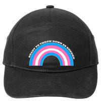 Ready To Throw Down As Needed 7-Panel Snapback Hat