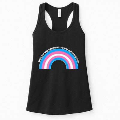 Ready To Throw Down As Needed Womens Tank Top