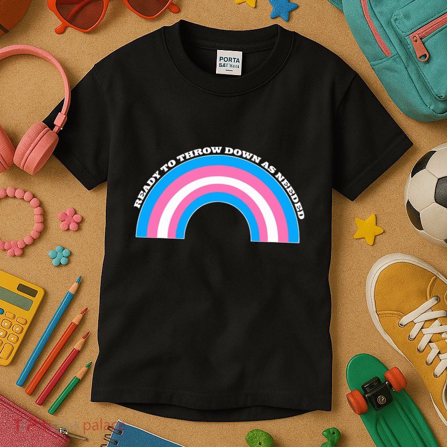 Ready To Throw Down As Needed Kids T-Shirt