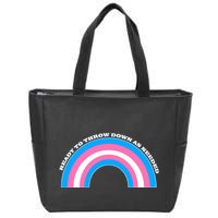 Ready To Throw Down As Needed Zip Tote Bag