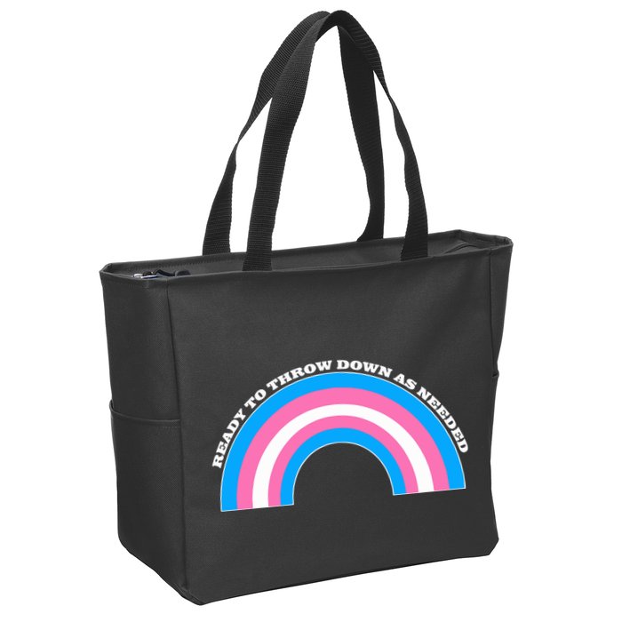 Ready To Throw Down As Needed Zip Tote Bag