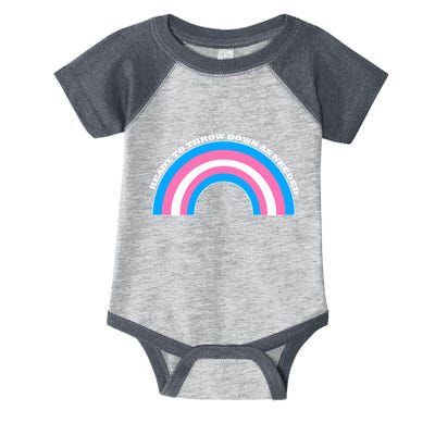 Ready To Throw Down As Needed Infant Baby Jersey Bodysuit