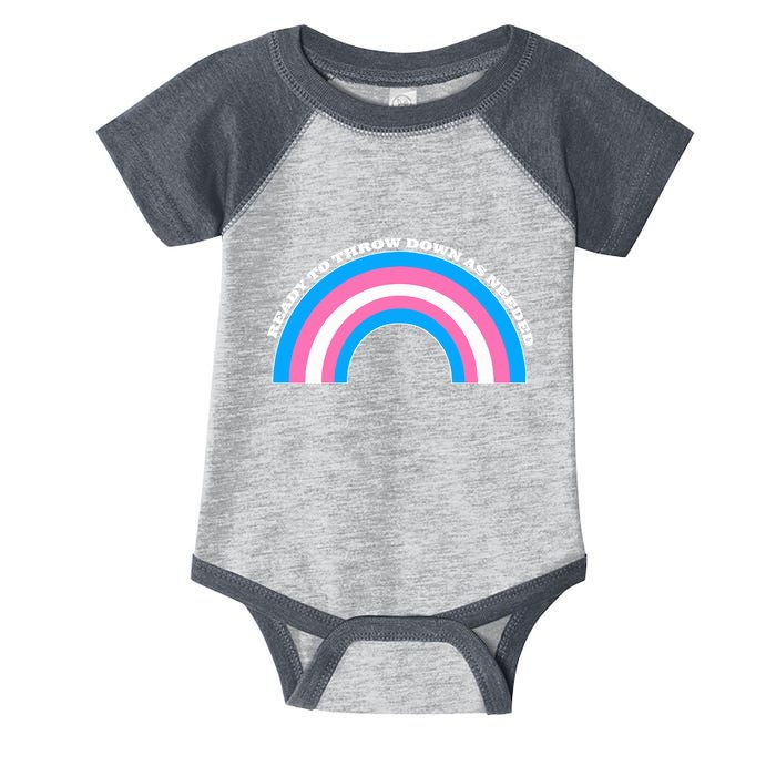Ready To Throw Down As Needed Infant Baby Jersey Bodysuit