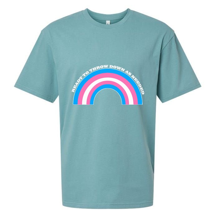 Ready To Throw Down As Needed Sueded Cloud Jersey T-Shirt