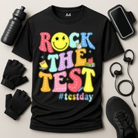 Rock The Test Testing Day Retro Motivational Teacher Student Performance Shirt