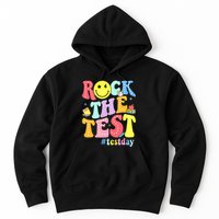 Rock The Test Testing Day Retro Motivational Teacher Student Hoodie