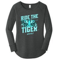 Ride The Tiger Revolt Against The Modern World Julius Evola Women's Perfect Tri Tunic Long Sleeve Shirt