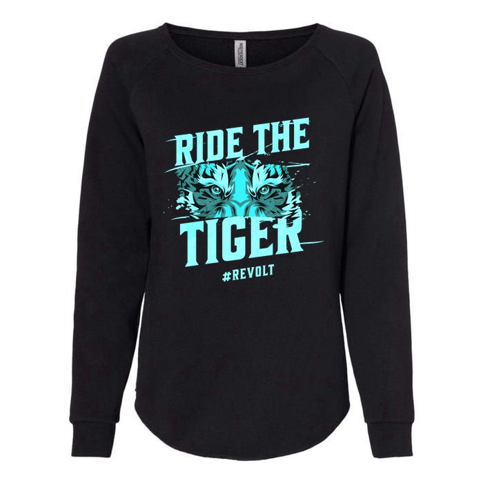 Ride The Tiger Revolt Against The Modern World Julius Evola Womens California Wash Sweatshirt