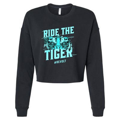 Ride The Tiger Revolt Against The Modern World Julius Evola Cropped Pullover Crew