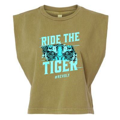 Ride The Tiger Revolt Against The Modern World Julius Evola Garment-Dyed Women's Muscle Tee