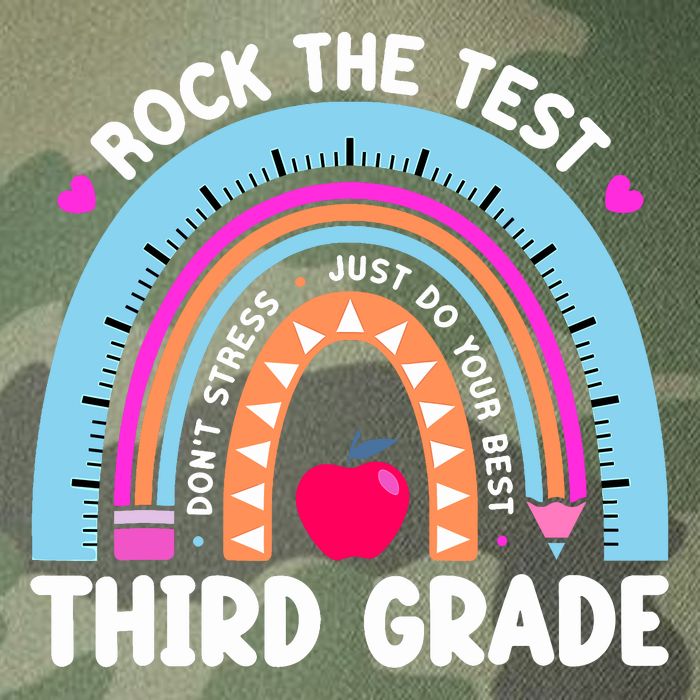 Rock The Test Day 3Rd Grade Teacher Third Grade Testing Day Legacy Tie Dye Trucker Hat