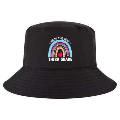 Rock The Test Day 3Rd Grade Teacher Third Grade Testing Day Cool Comfort Performance Bucket Hat