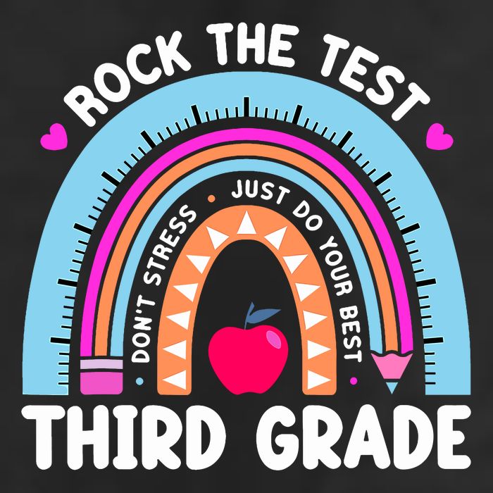 Rock The Test Day 3Rd Grade Teacher Third Grade Testing Day Cool Comfort Performance Bucket Hat